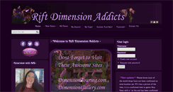 Desktop Screenshot of dimensionaddicts.com